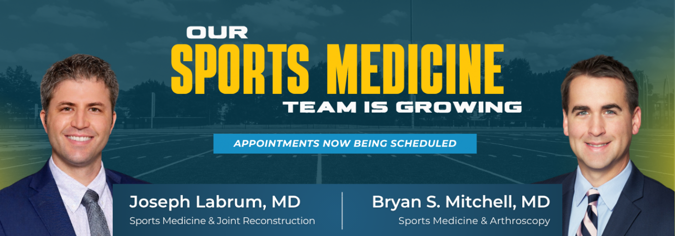 sports medicine team dr mitchell and dr labrum